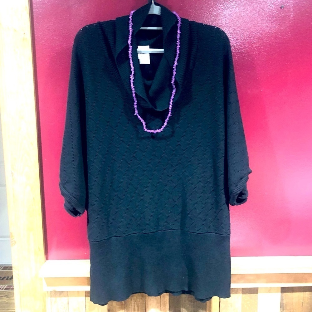 Just My Size Black Sweater 4X